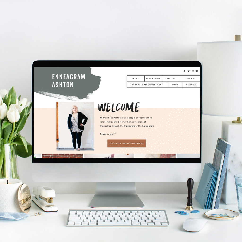 Enneagram Ashton Website Small Business Branding and Web Design 